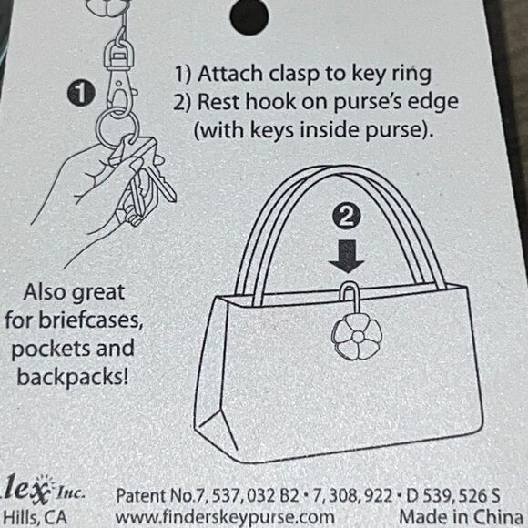 Key Finder Alexx Pink Shoes Heels Hook Clip - Picture 5 of 7